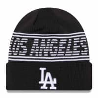 Los Angeles Dodgers Black Colorway 2024 MLB Clubhouse New Era Beanie Knit