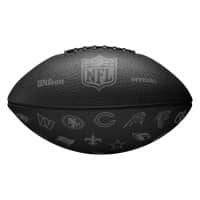 Wilson NFL All Team Logos Black Full Size Football