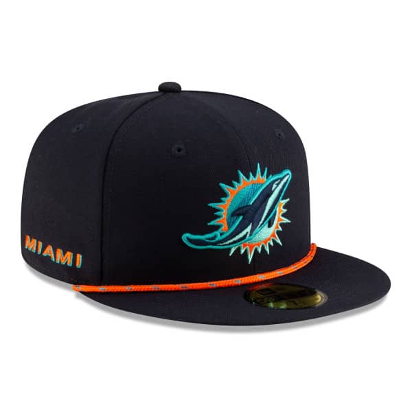 Miami Dolphins 2025 Rivalries 59FIFTY Fitted Cap Navy