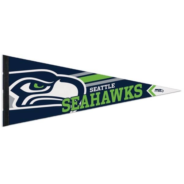 Seattle Seahawks Big Logo Premium Football NFL Pennant