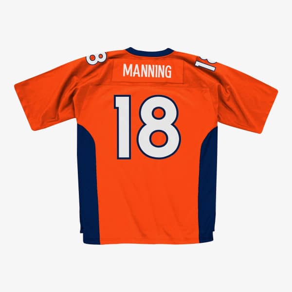 Peyton Manning #18 Denver Broncos Throwback NFL Trikot Orange