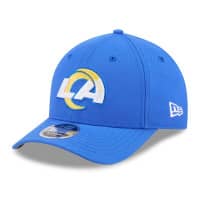 Los Angeles Rams NFL Team Logo New Era 9FORTY M-Crown Snapback Cap Blue