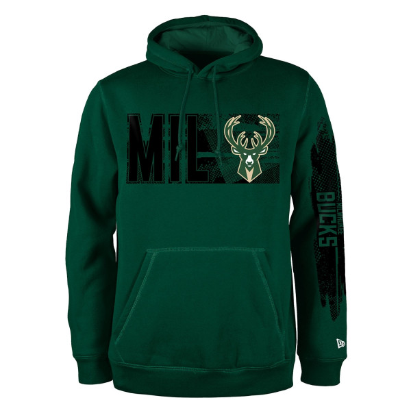 Milwaukee Bucks 2024 NBA Tip-Off New Era Hoodie Green