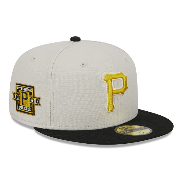 Pittsburgh Pirates Two-Tone Stone New Era 59FIFTY Fitted MLB Cap