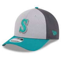 Seattle Mariners Colorway 2025 MLB Batting Practice 9FORTY M-Crown Snapback Cap Gray
