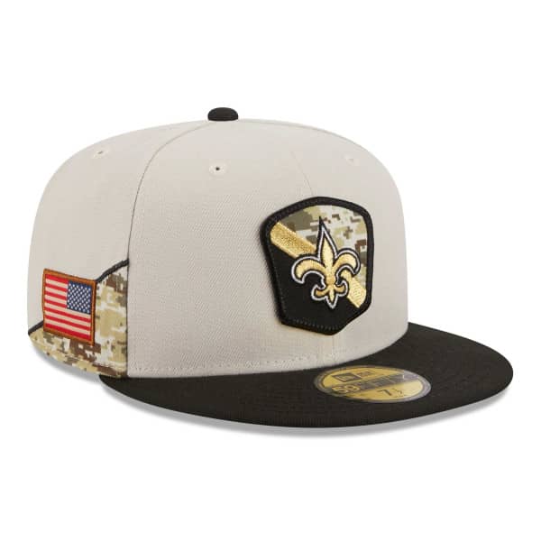 New Orleans Saints 2023 NFL Salute to Service New Era 59FIFTY Fitted Cap
