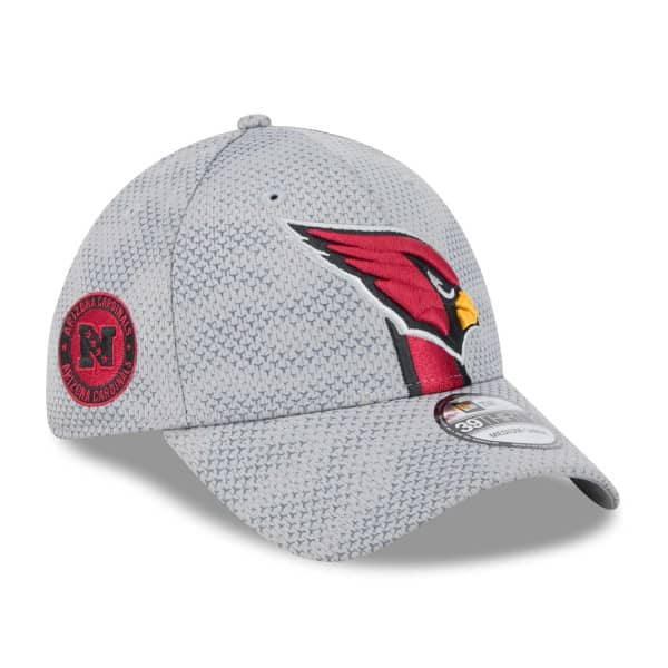 Arizona Cardinals 2024 NFL Sideline New Era 39THIRTY Flex Cap Gray