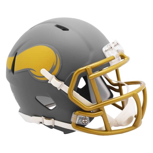 Minnesota Vikings Slate Alternate NFL Speed Mini Helmet