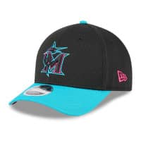 Miami Marlins 2025 MLB Batting Practice City Connect 9FORTY M-Crown Snapback Cap
