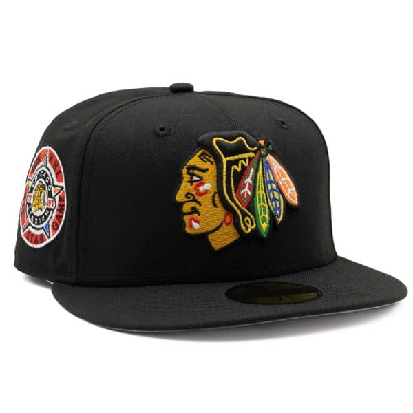 Chicago Blackhawks 1991 All-Star New Era 59FIFTY Fitted NHL Cap Black