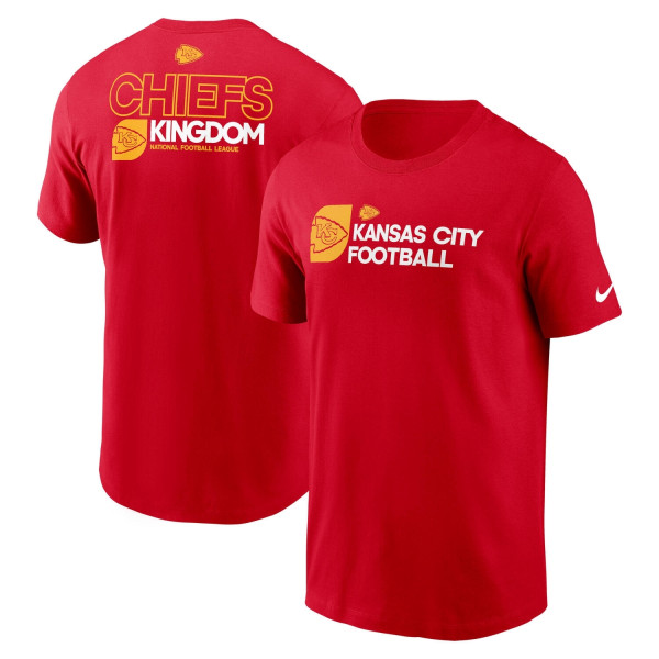 Kansas City Chiefs Team Slogan Nike Essential NFL T-Shirt Red