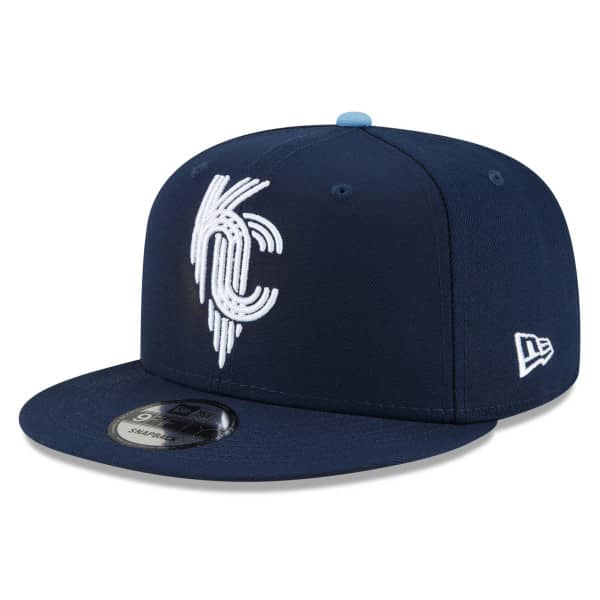 Kansas City Royals Official MLB City Connect New Era 9FIFTY Snapback Cap Navy