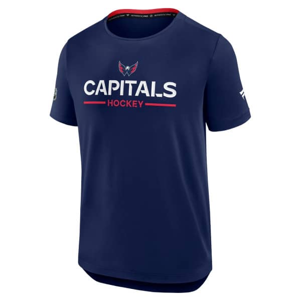 Washington Capitals 2025/26 Authentic Pro Rink Tech NHL T-Shirt Navy