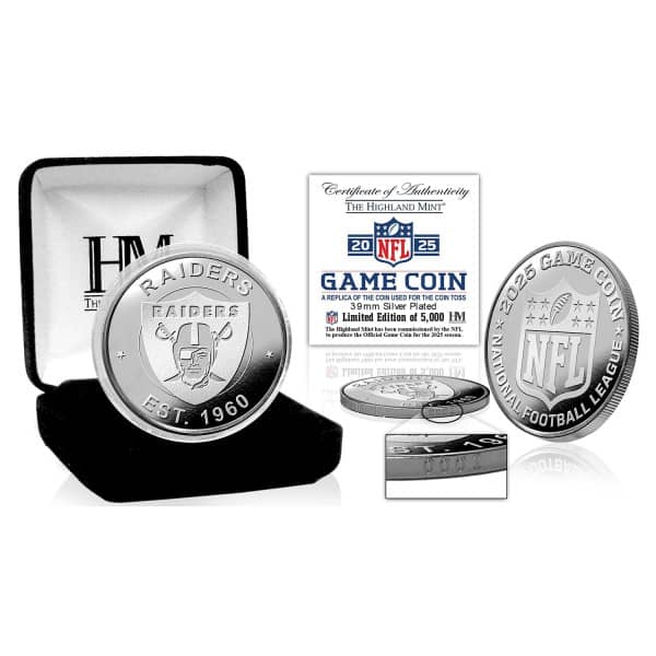 Las Vegas Raiders 2025 NFL Game Coin