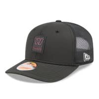 Washington Commanders 2025 NFL On-Field Sideline 9SEVENTY Trucker Snapback Cap Schwarz