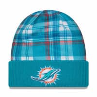 Miami Dolphins 2024 NFL Sideline Statement New Era Beanie Wintermütze Aqua