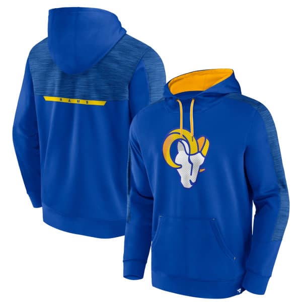 Los Angeles Rams Defender Performance NFL Hoodie Blue