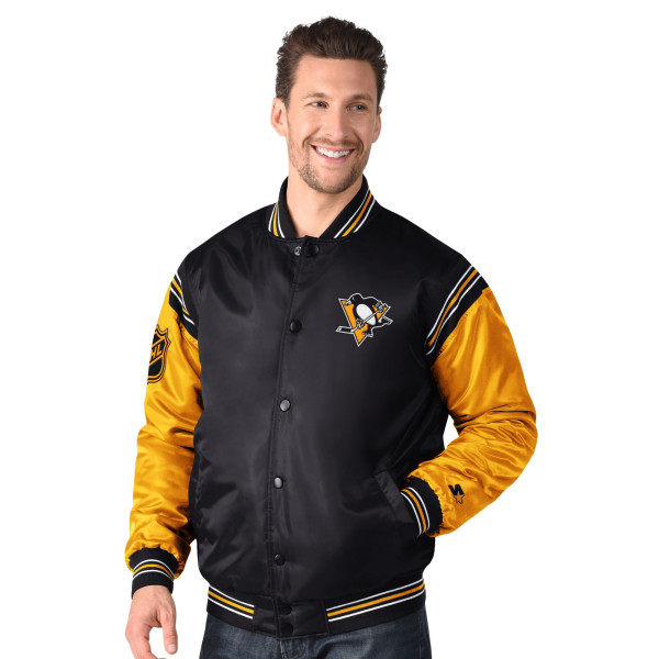 Pittsburgh Penguins Enforcer NHL Varsity Satin Jacke