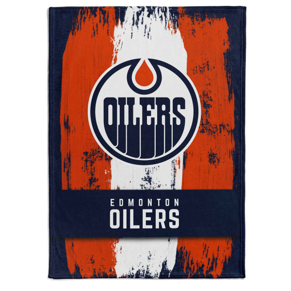 Edmonton Oilers Brush Fleece NHL Decke