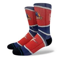 Golden State Warriors Classic Mini Ball Stance Crew Socks