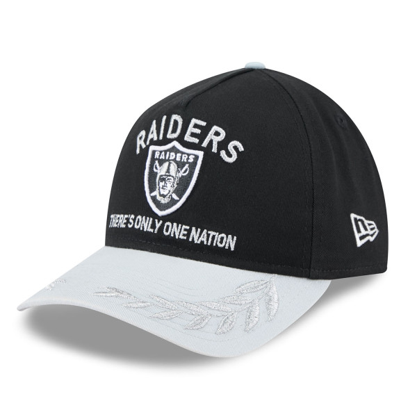 Las Vegas Raiders 2025 NFL Draft 9TWENTY A-Frame Adjustable Cap Black