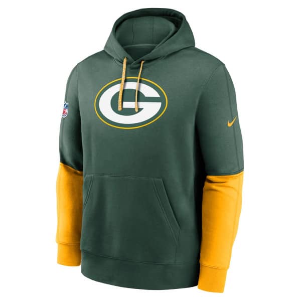 Green Bay Packers 2024 NFL Sideline Nike Club Hoodie Navy