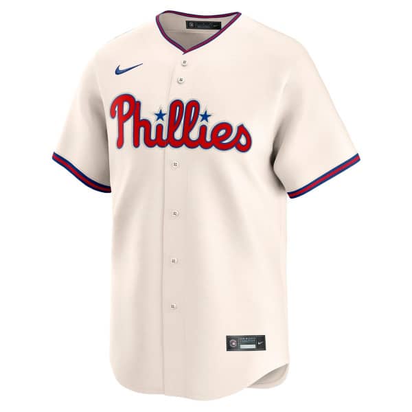 Philadelphia Phillies Alternate 3 Nike Limited MLB Jersey Cream