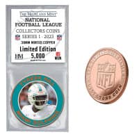 NFL Collectors Coins Series 1 Tyreek Hill Miami Dolphins Commemorative Coin