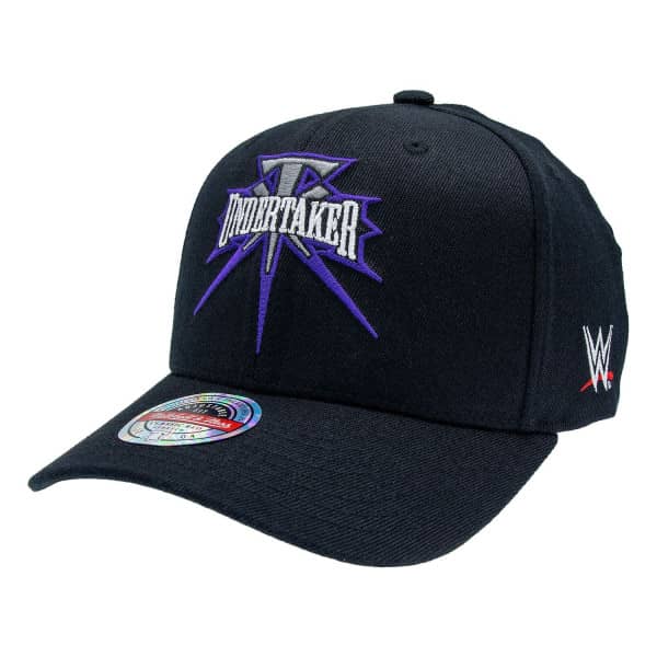 Throwback Undertaker Mitchell & Ness Classic Red Snapback WWE Cap Schwarz