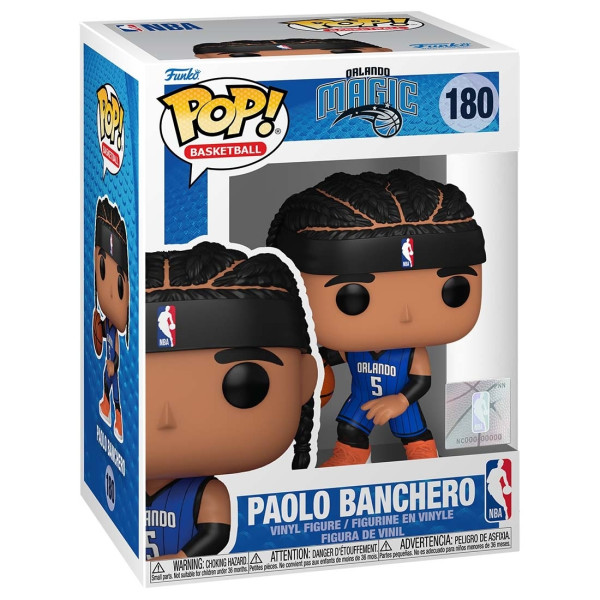 Funko POP! #180 Paolo Banchero Orlando Magic Vinyl NBA Figure