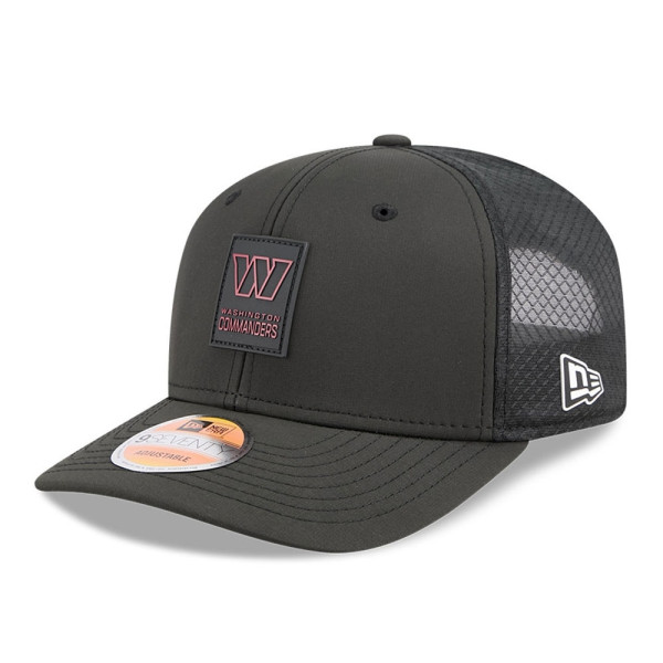 Washington Commanders 2025 NFL On-Field Sideline 9SEVENTY Trucker Snapback Cap Black