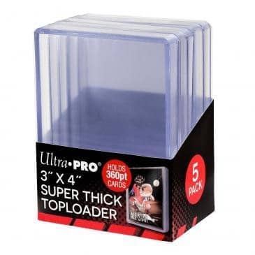 Ultra Pro Toploader 3 x 4" Super Thick Cards - 360pt