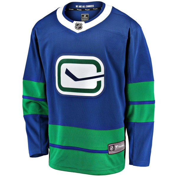 Vancouver Canucks Fanatics Breakaway NHL Jersey Alternate Blue