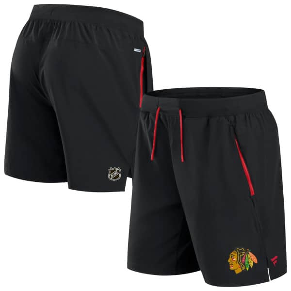 Chicago Blackhawks 2024/25 Authentic Pro Locker Room NHL Shorts Black