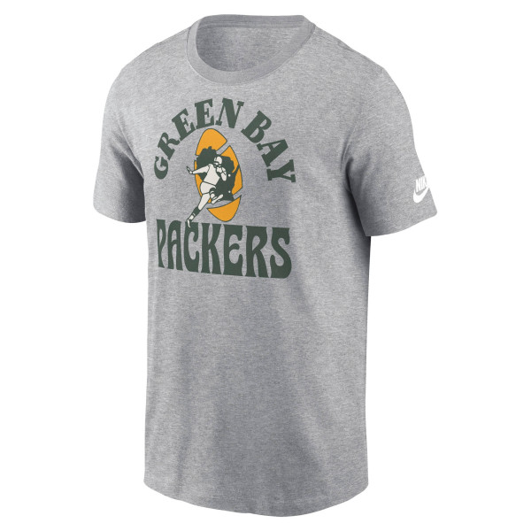 Green Bay Packers Nike Funky Throwback NFL T-Shirt Gray