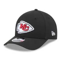 Kansas City Chiefs NFL Team Logo New Era 9FORTY M-Crown Snapback Cap Black