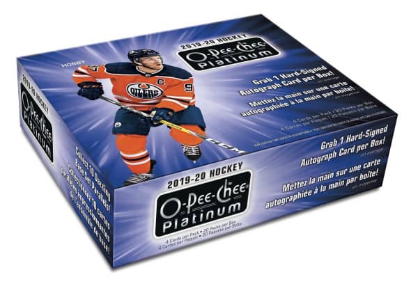 2019/20 Upper Deck O-Pee-Chee Platinum Hockey Hobby Box NHL