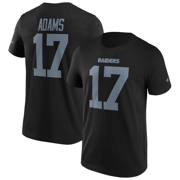 Davante Adams #17 Las Vegas Raiders Player NFL T-Shirt Black