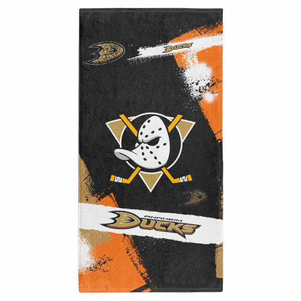 Anaheim Ducks Spray NHL Beach Towel