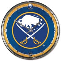 Buffalo Sabres WinCraft Chrome NHL Wall Clock