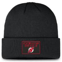 New Jersey Devils 2024/25 NHL Authentic Pro Beanie Knit Hat Black
