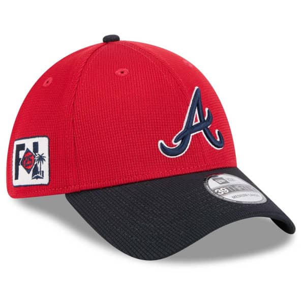 Atlanta Braves 2025 MLB Spring Training 39THIRTY Flex Cap Red