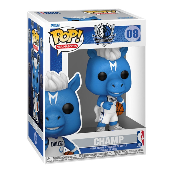 Funko POP! #08 Dallas Mavericks Mascot Champ Vinyl NBA Figure