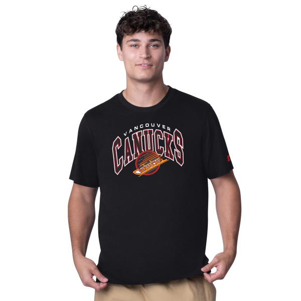 Vancouver Canucks Starter Drop The Puck NHL T-Shirt Schwarz