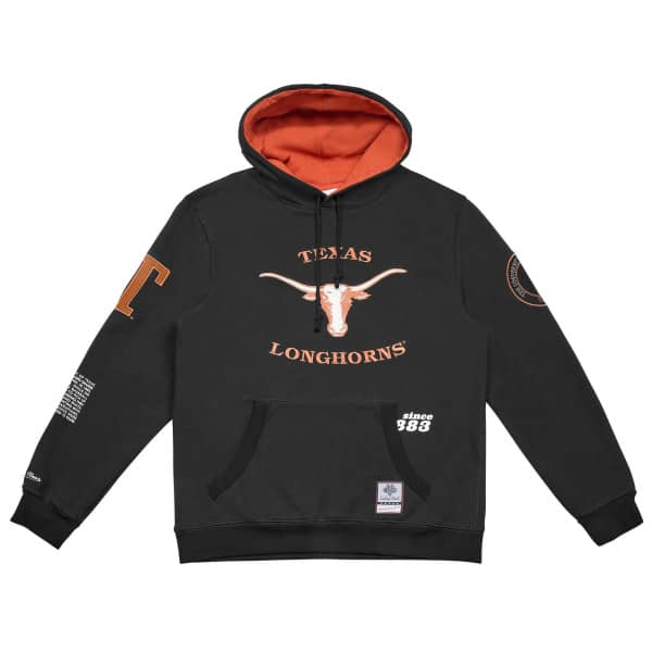 Texas Longhorns Mitchell & Ness Team Origins NCAA Hoodie Black