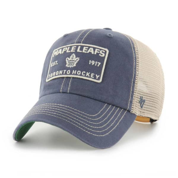 Toronto Maple Leafs Vintage Wabash '47 Clean Up Trucker NHL Cap Navy
