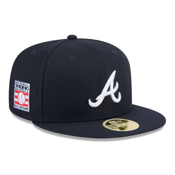 Atlanta Braves 2025 MLB Hall of Fame 59FIFTY Fitted Cap Navy
