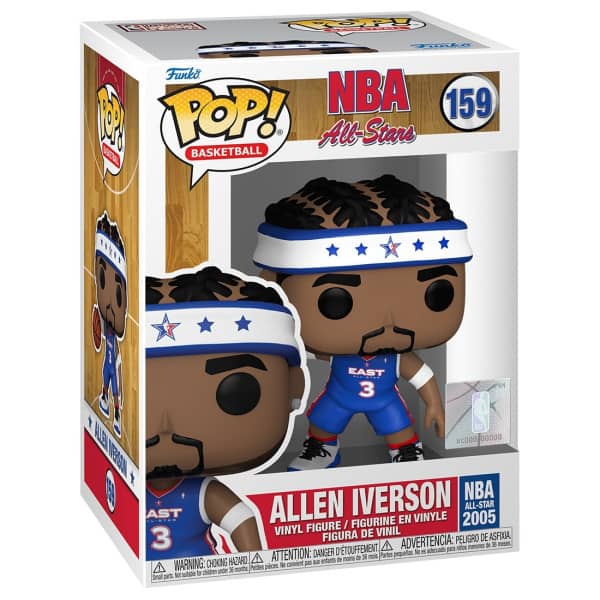 Funko POP! #159 Allen Iverson Philadelphia 76ers 2005 NBA All-Star NBA Figur