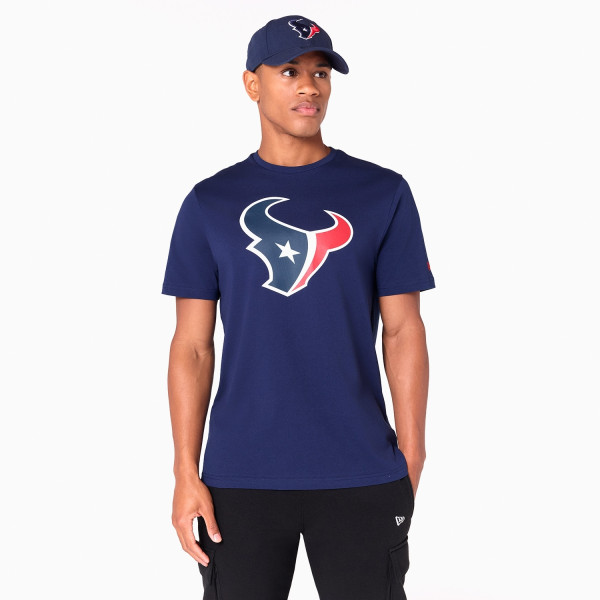 Houston Texans Team Logo New Era NFL T-Shirt Navy