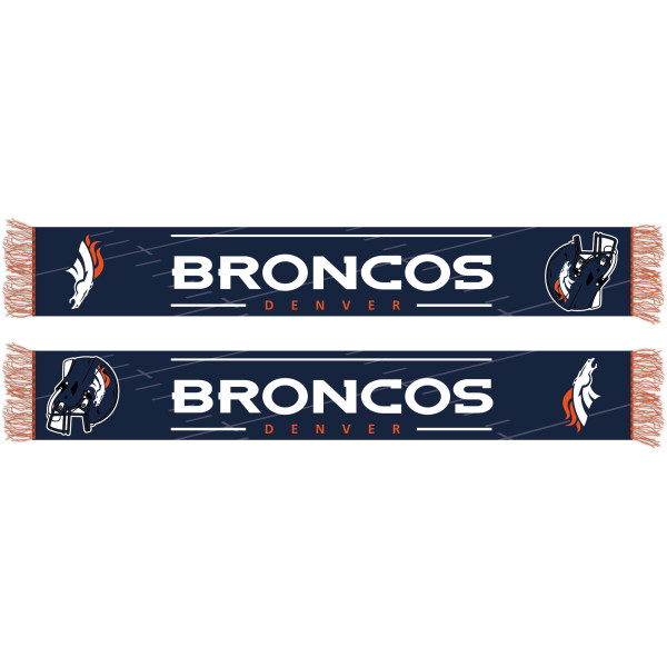 Denver Broncos Wordmark NFL Scarf